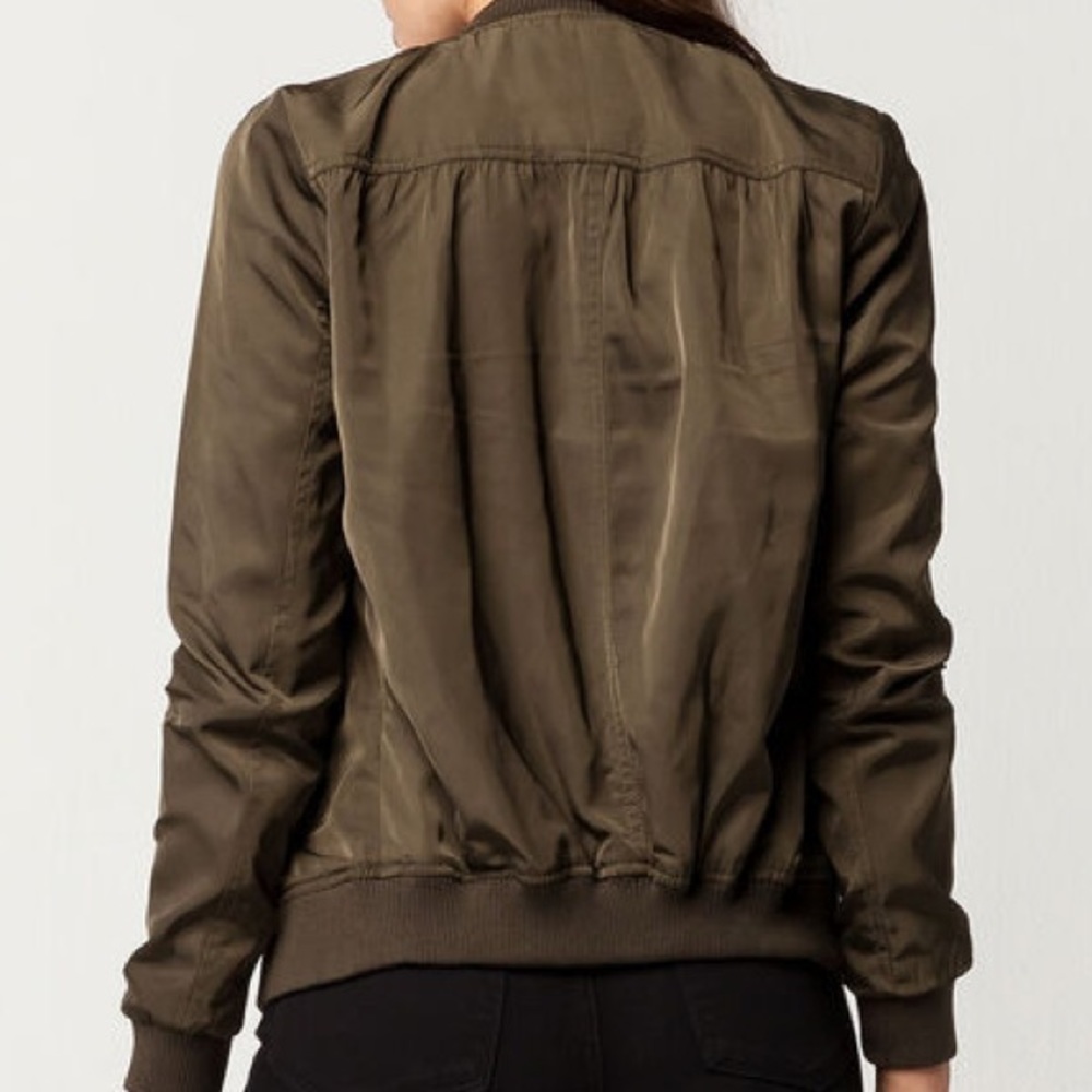 Army Green Bomber Jacket